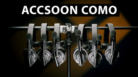 Обзор интеркомов Accsoon CoMo. Работают на частоте 1,9 ГГц.