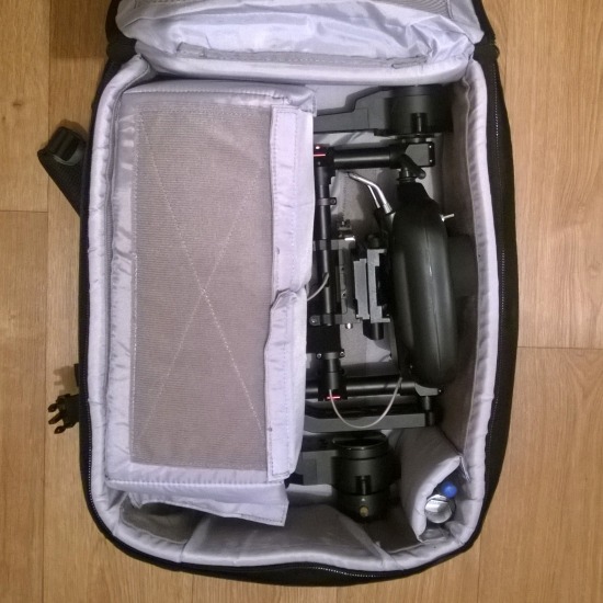 DJi Ronin в рюкзаке Lowepro Pro Runner 450AW