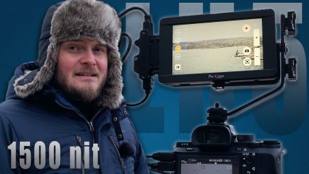 Обзор накамерного монитора PortKeys LH5 HDR с Long Arm Controller. Монитор управляет камерой! 