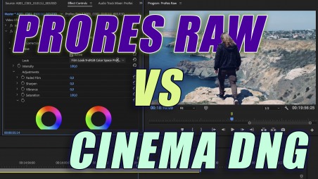 Что может PRORES RAW? Сравним цветокоррекцию с CINEMA DNG RAW и REDCODE