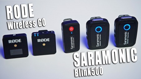 Двухканальная цифровая радиосистема Saramonic Blink500 с двумя передатчиками. Обзор и тест. Сравнение Saramonic Blink500 B2 с Rode Wireless Go