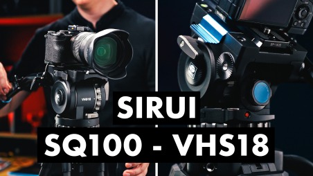 Обзор видеоштатива Sirui SQ100 с головой VHS18. Профессиональный штатив с шикарной плавностью хода