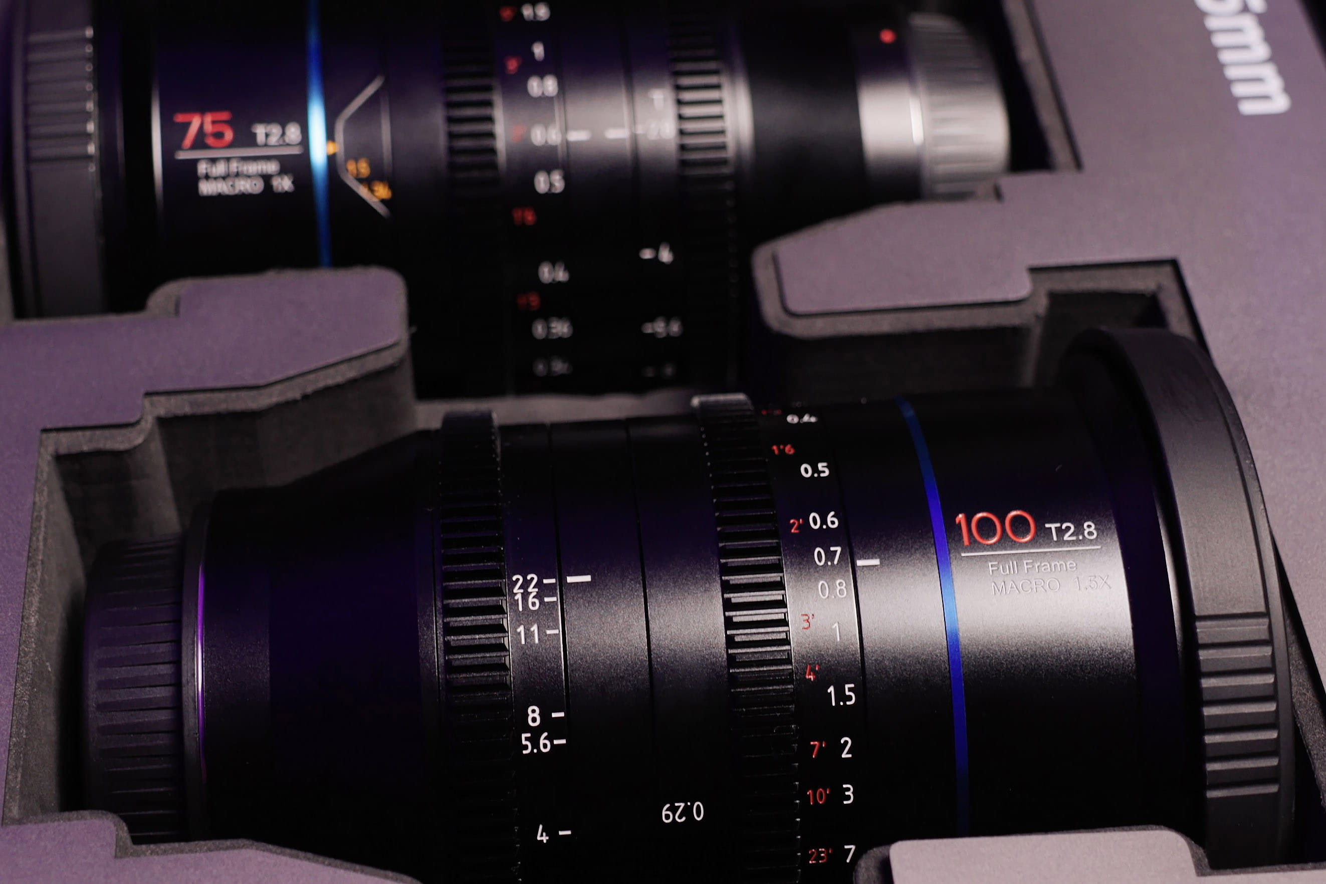 Sirui Jupiter 75mm, 100mm Macro T2.8 Full Frame Sirui Jupiter 75mm, 100mm Macro T2.8 Full Frame