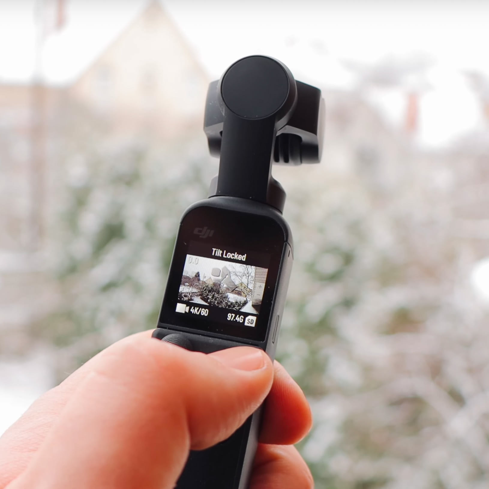 DJI Pocket 2 режим Tilt Locked
