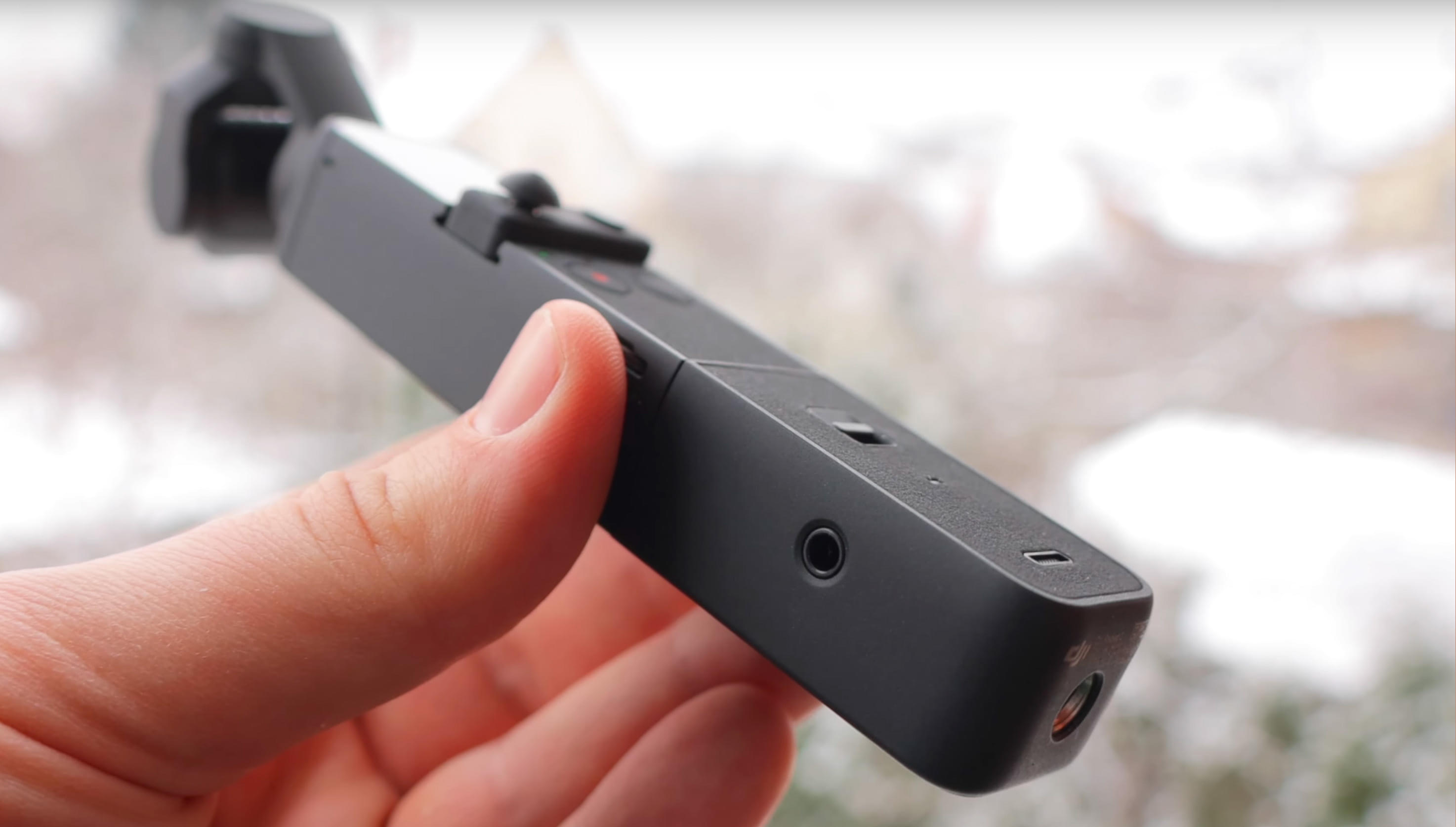 Мониторинг звука через наушники DJI Pocket 2