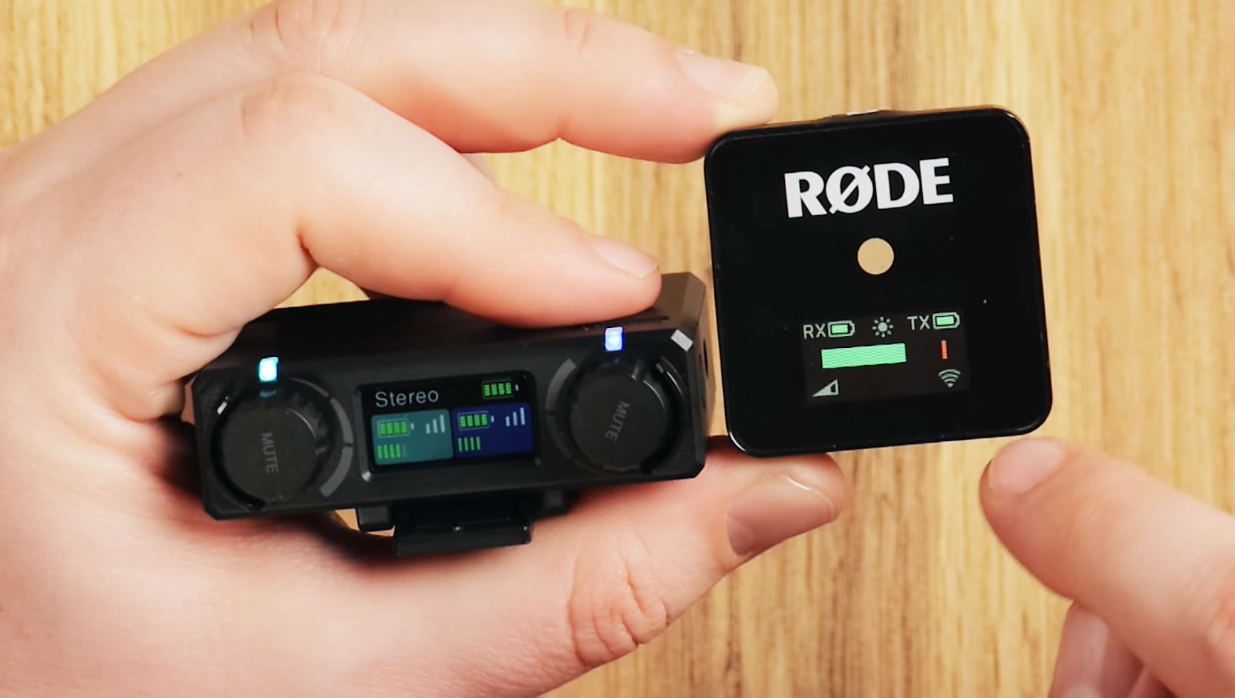 приемники Hollyland Lark 150 и  Rode Wireless Go