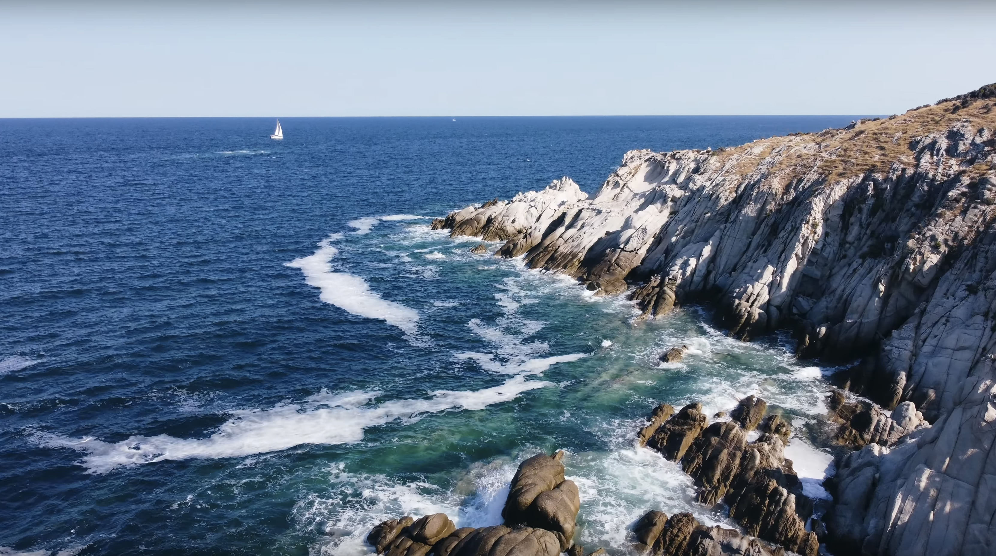 Kriaritsi Beach air view