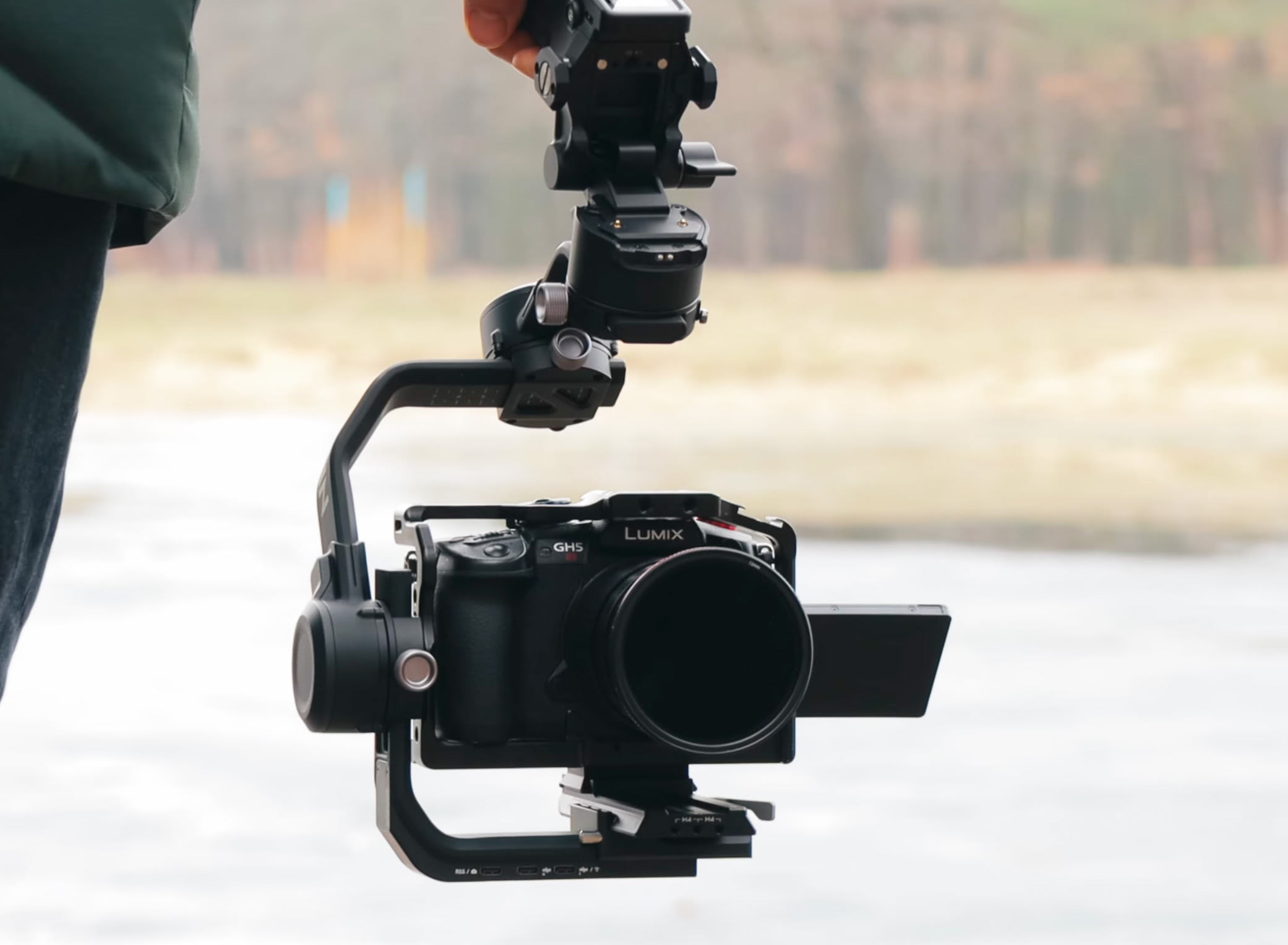 DJI RSC 2 съемка нижних ракурсов