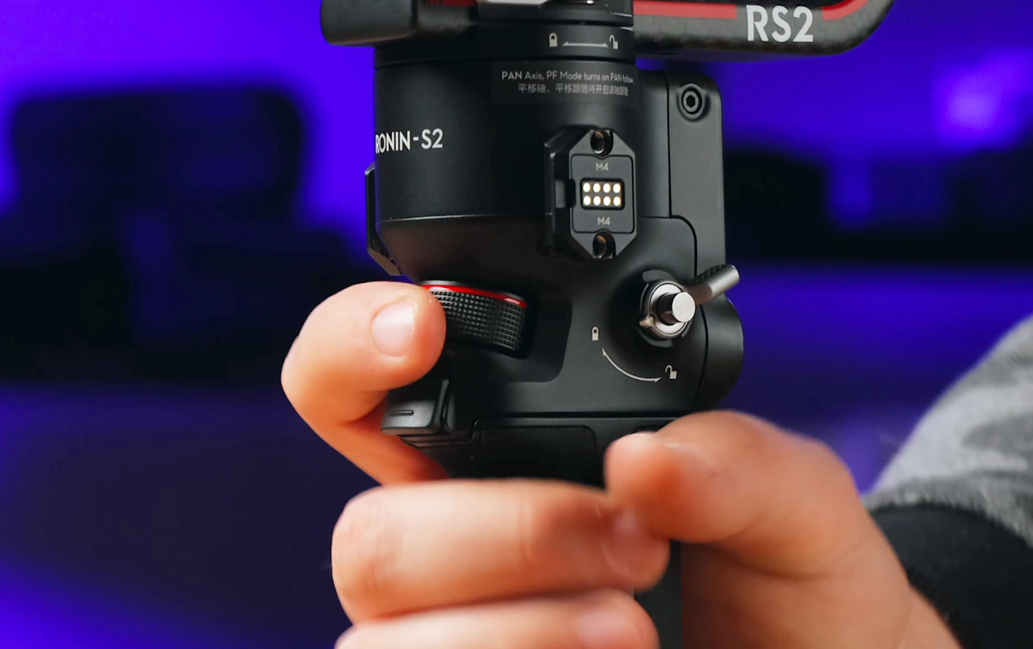 Управление фокусом со стабилизатора DJI Ronin-S2
